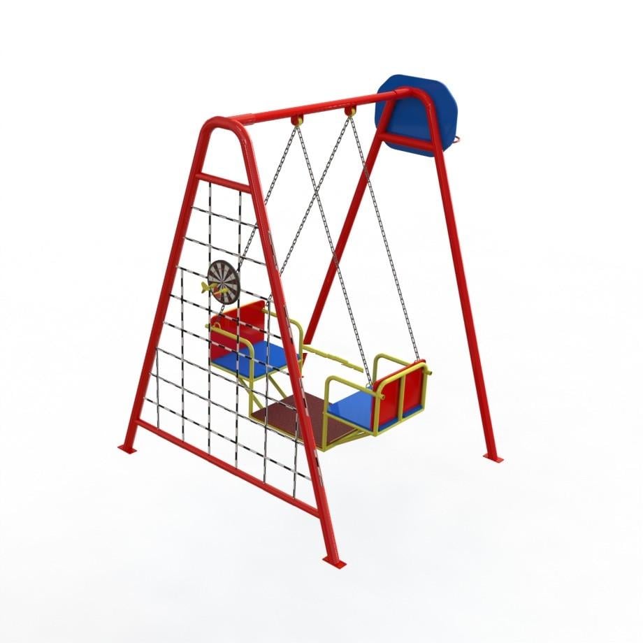 Гойдалки дитячі човник на ланцюгах (705кл)