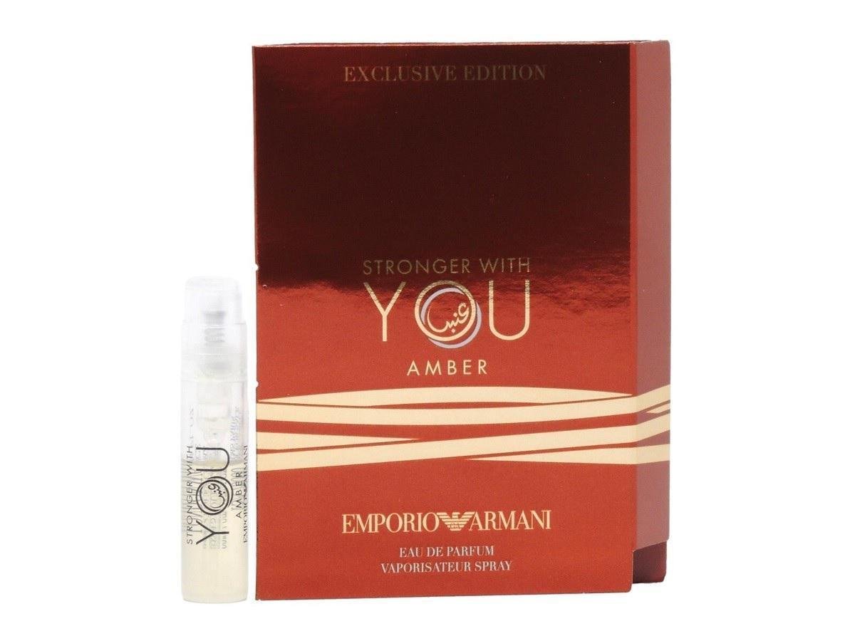 Парфюмированная вода для мужчин Giorgio Armani Stronger With You Amber вода 1,2 мл пробник (382996)