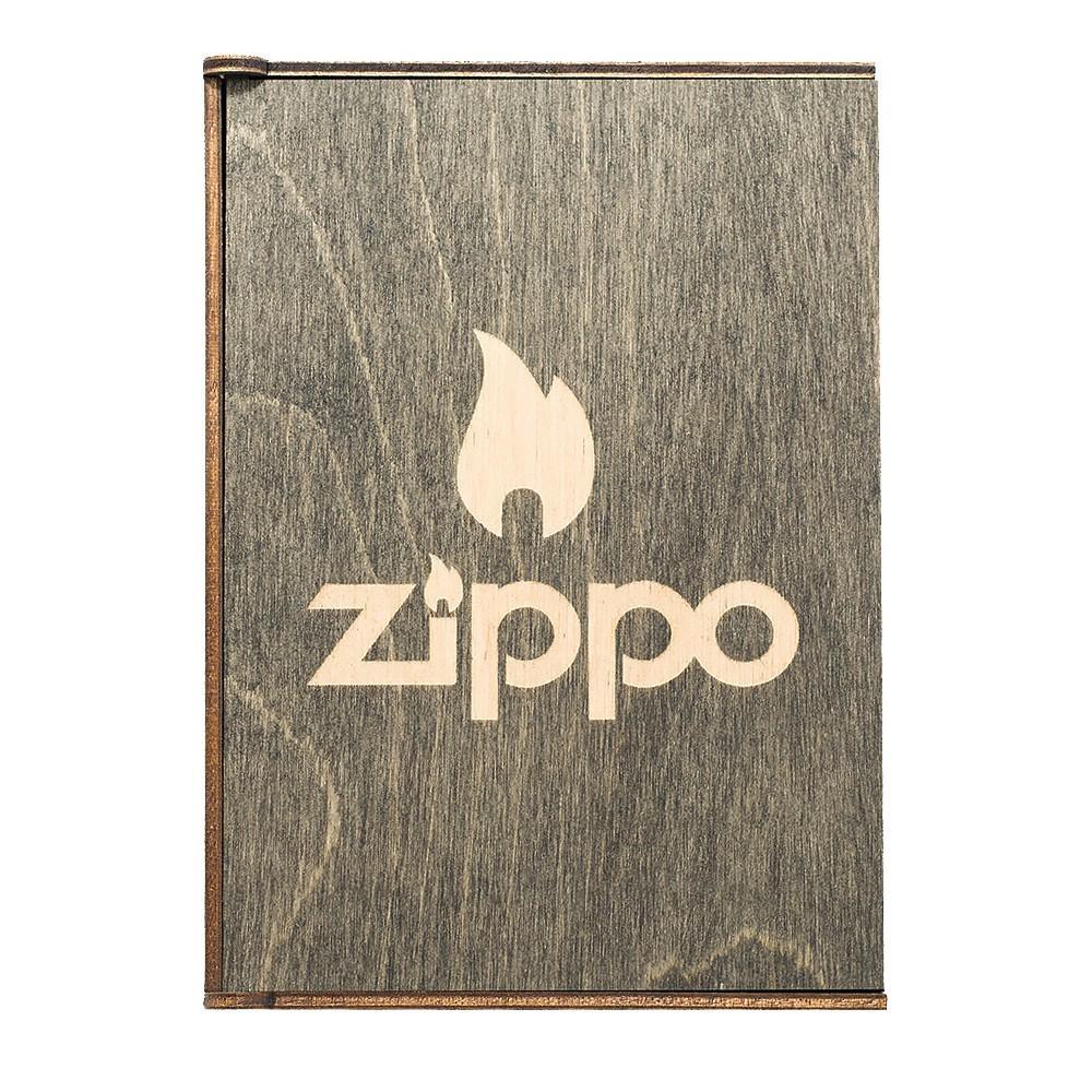 Комплект ZIPPO подарочная упаковка/бензин/кремни - фото 2