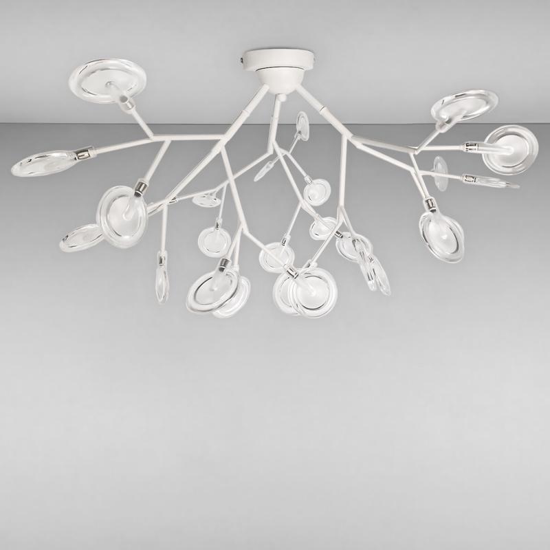 Люстра потолочная Light House NM-15994/27 WT+WT на 27 ламп Белый