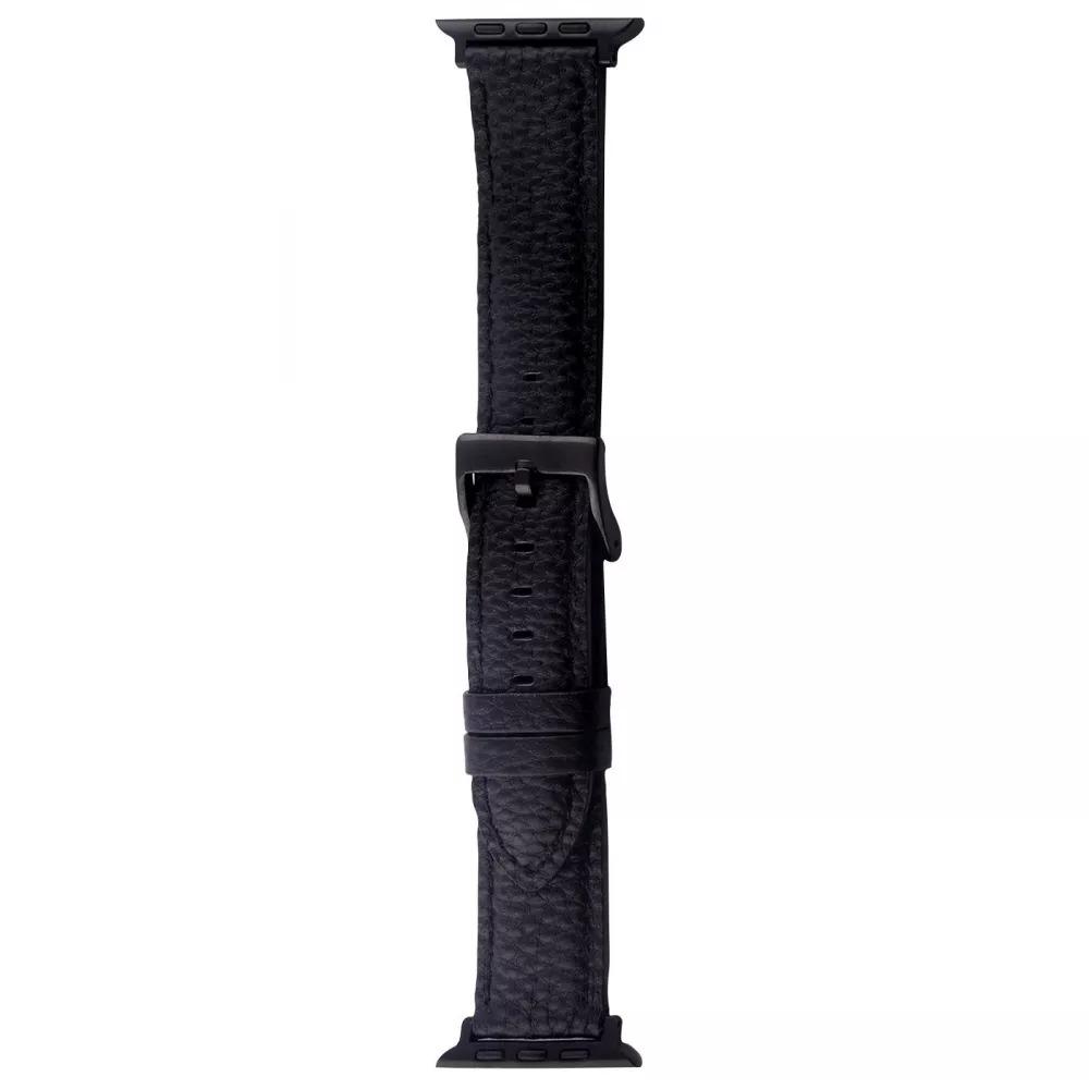 Ремешок PRC для смарт-часов Apple Watch Leather Edition 42/44/45/49 мм Черный (13968109)