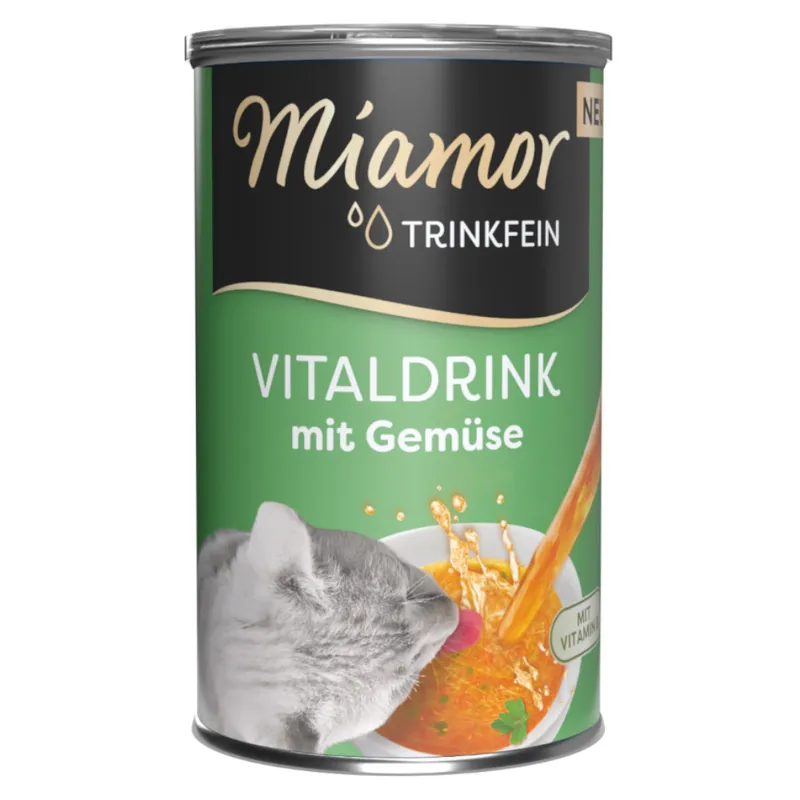 Напиток для кошек Miamor Trinkfein Vitaldrink с овощами 135 мл (30329238)