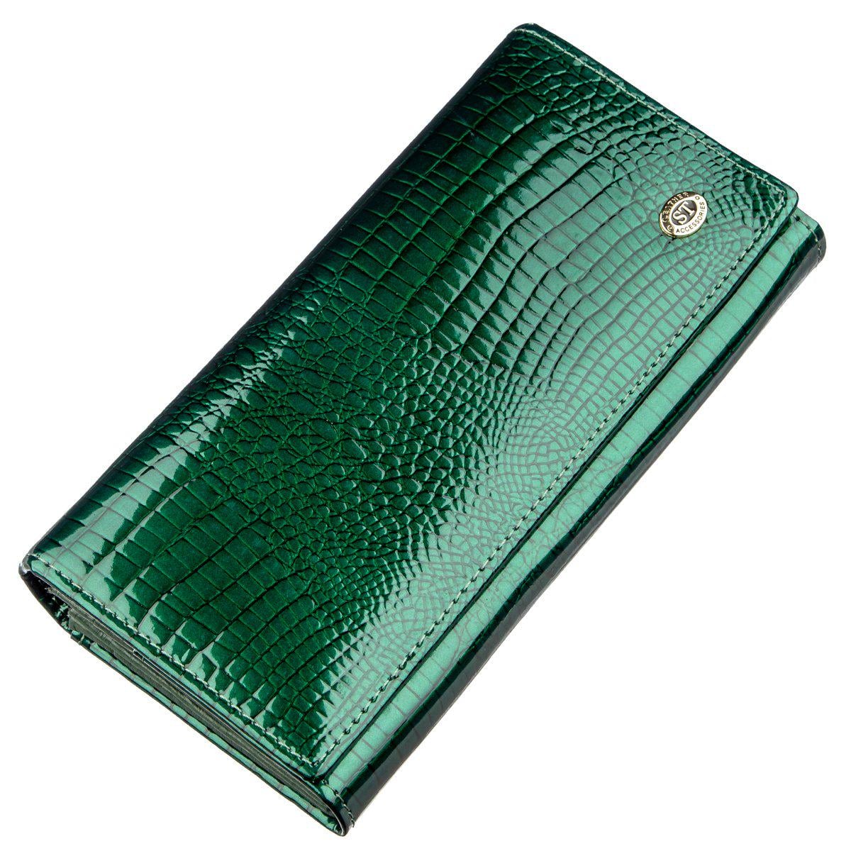 Кошелек женский ST Leather 18902 кожа Зеленый
