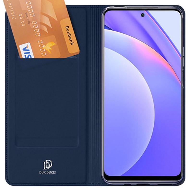 Чехол-книжка Dux Ducis с карманом для Xiaomi Redmi Note 9 Pro 5G Синий (160261) - фото 3 Чехол-книжка Dux Ducis с карманом для Xiaomi Redmi Note 9 Pro 5G Синий (160261) - фото 3