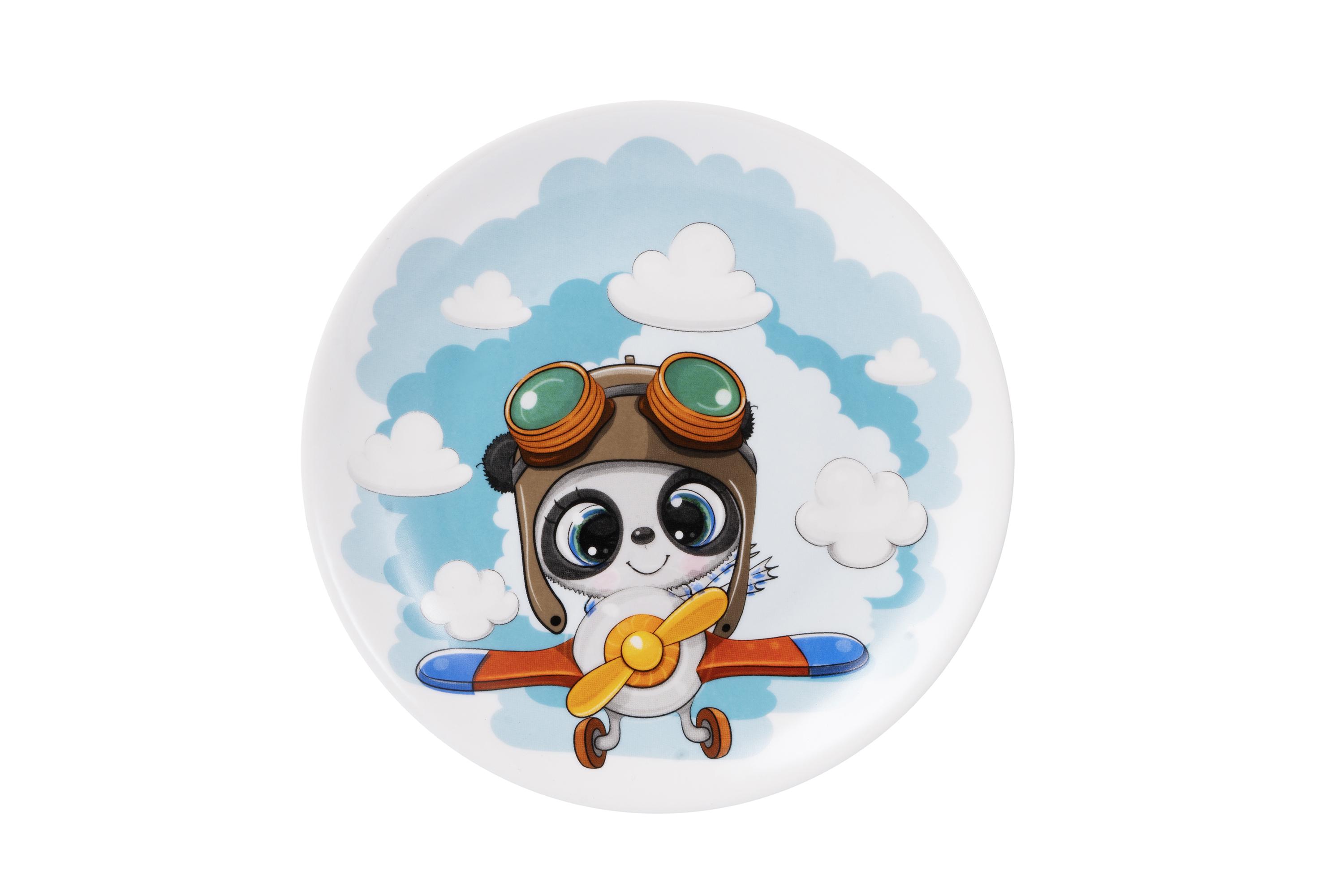 Комплект дитячого посуду Ardesto Panda pilot 3 предмети (AR3451PS) - фото 5