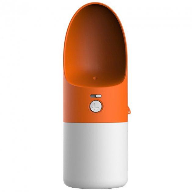 Поилка портативная для собак Moestar Rocket Pet Cup 230 мл White/Orange