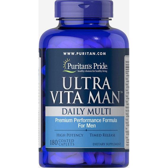 Вітамінно-мінеральний комплекс Puritan's Pride Ultra Vita Man Time Release 180 Caplets