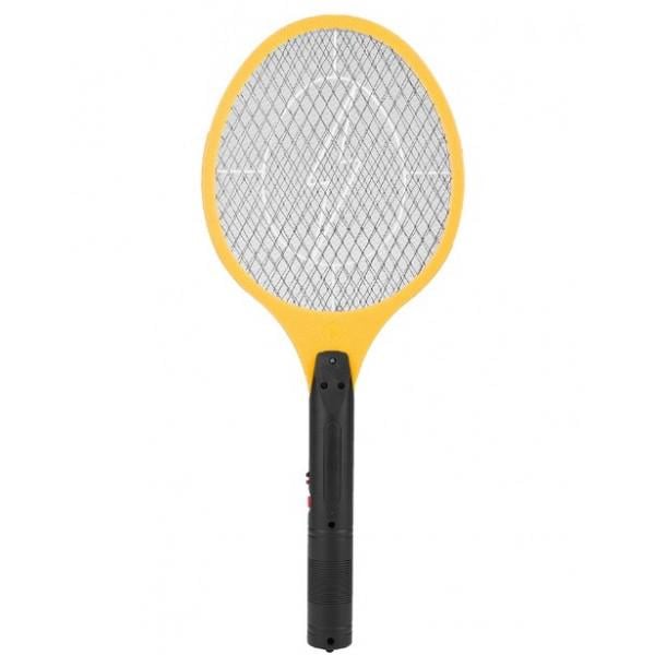 Электромухобойка Rechargeable Mosquito-hitting Swatter на аккумуляторе Желтый (8701/1) - фото 3