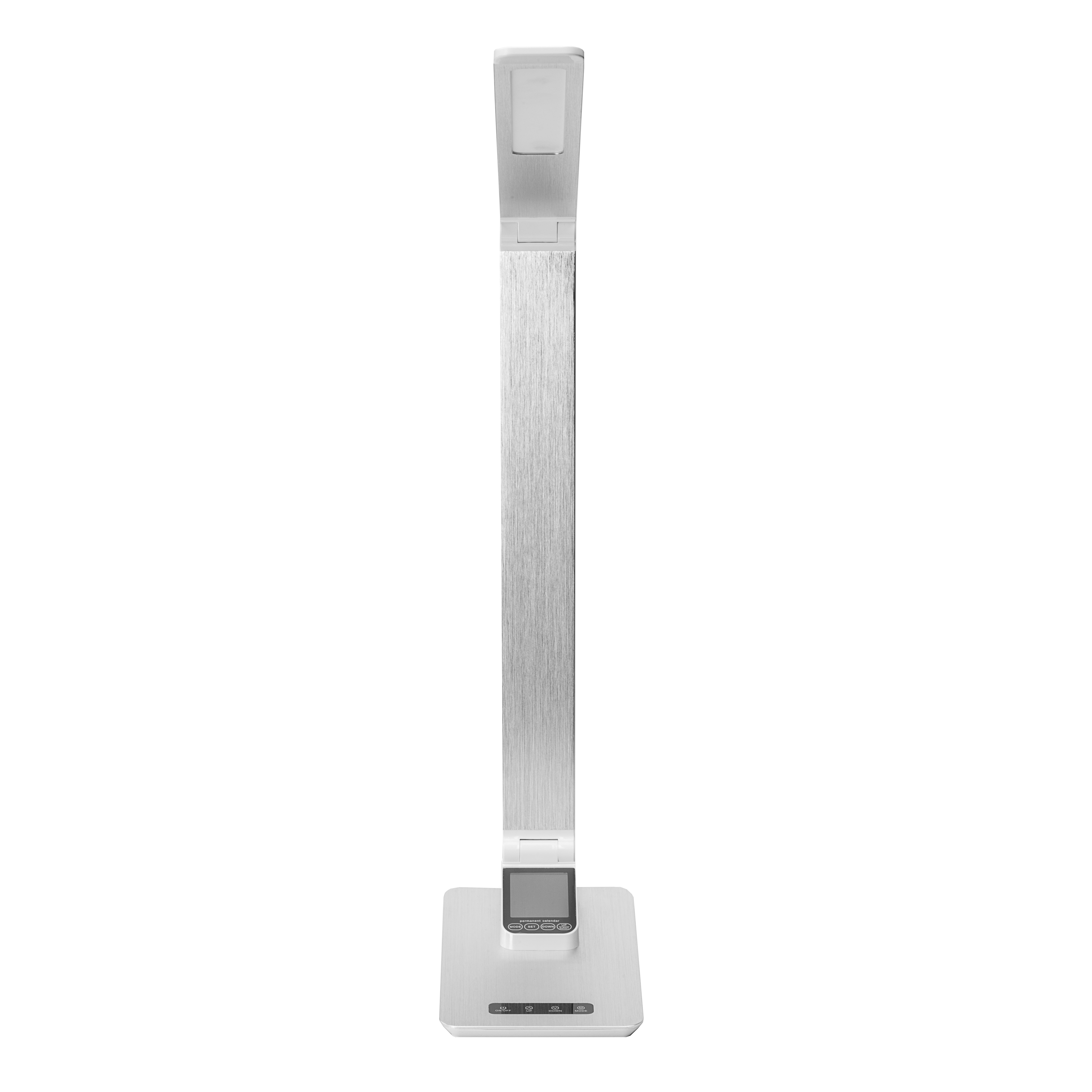 Настільна лампа Lightrich TC-180 c годинником і термометром, Silver - фото 3