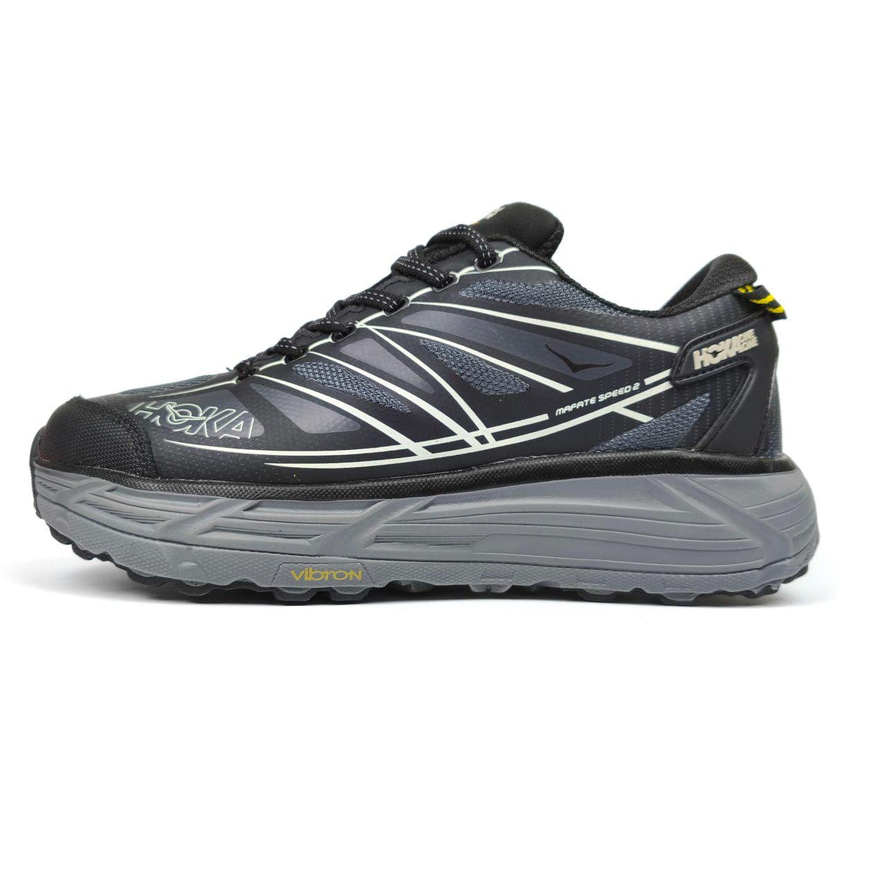 Кроссовки мужские термо зимние Hoka Mafate Speed 2 GTX р. 46 29 см Grey/Black (7271 46)