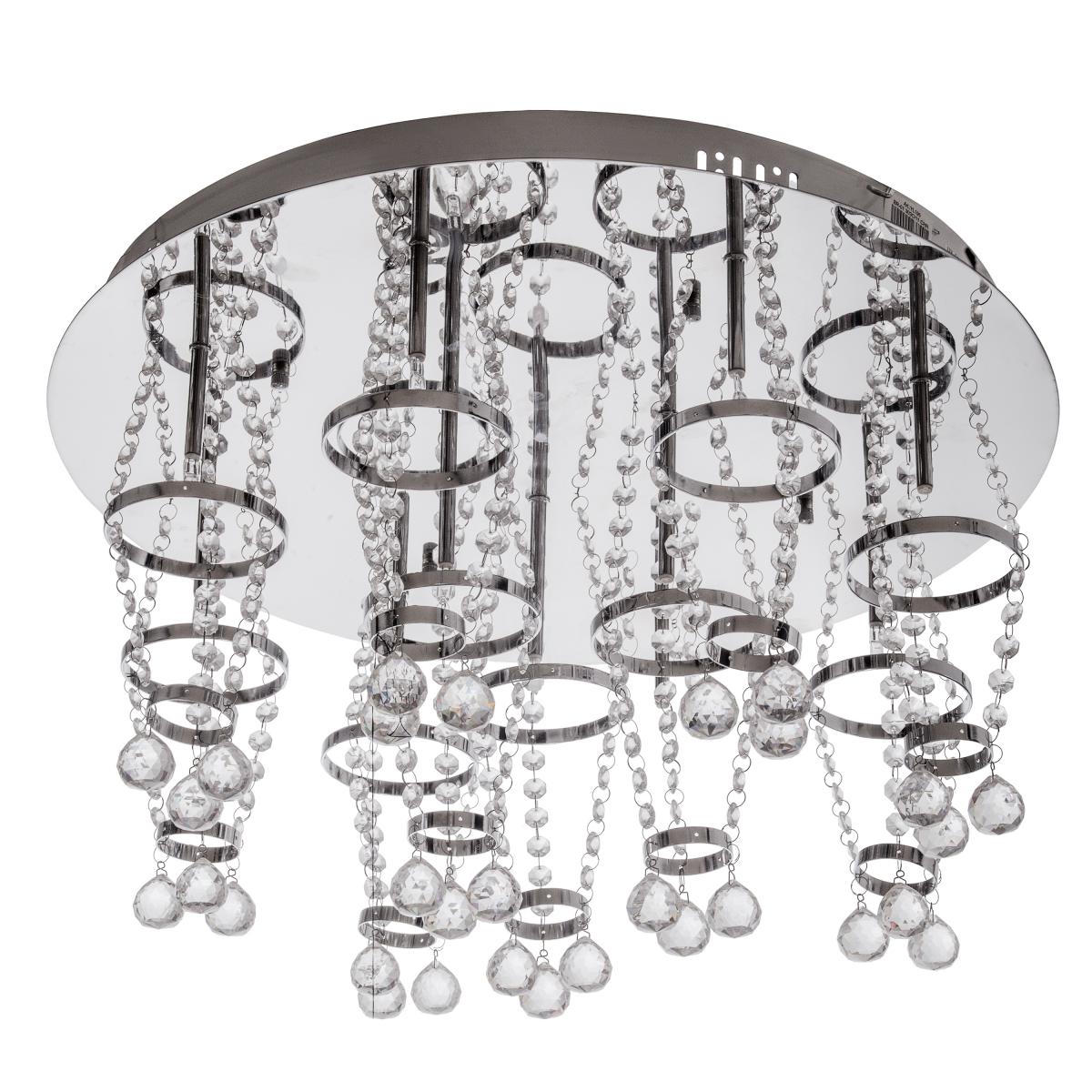 Люстра потолочная галогенная для натяжного потолка Brille BR-01 303C/11 CHR