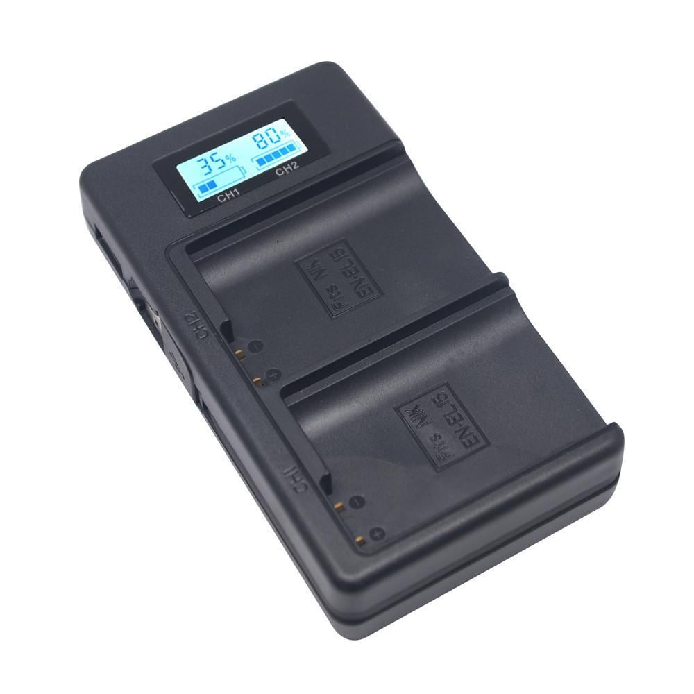 Устройство зарядное Mcoplus DH-EL14 с USB для 2-х аккумуляторов Nikon EN-EL14 EN-EL14A