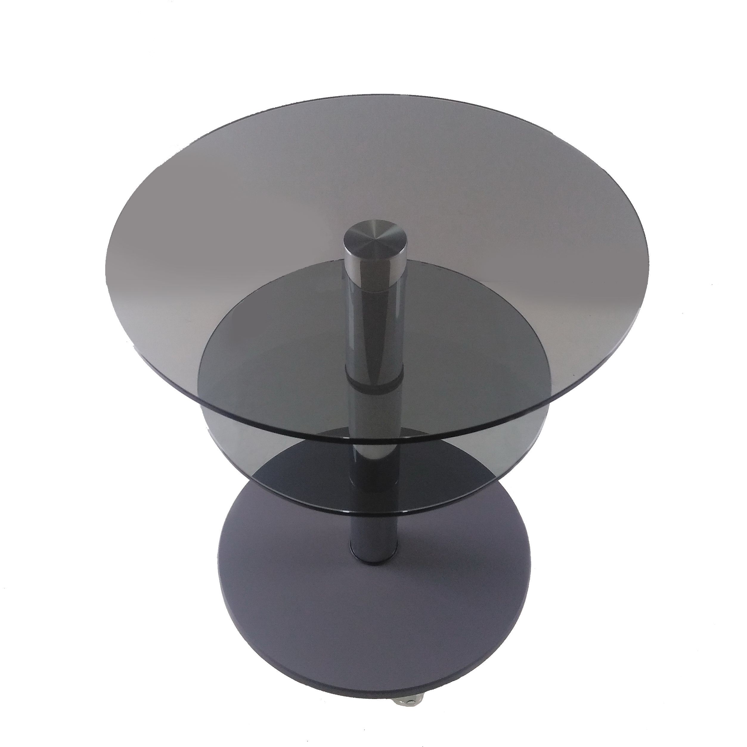 Стол журнальный стеклянный Commus Bravo Light K gray-gray-chr60 Серый (411810198) - фото 2 Стол журнальный стеклянный Commus Bravo Light K gray-gray-chr60 Серый (411810198) - фото 2