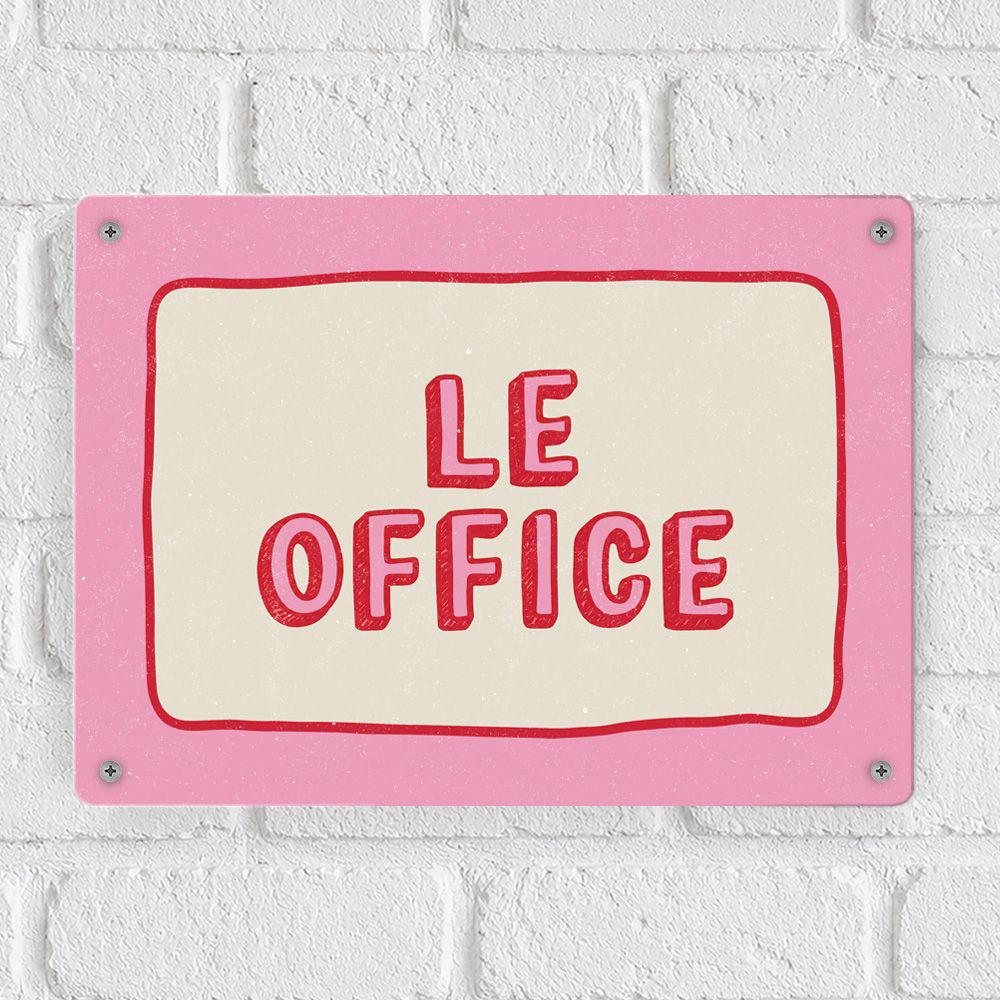 Табличка металлическая Le office 26х18,5 см (MET_26J020)