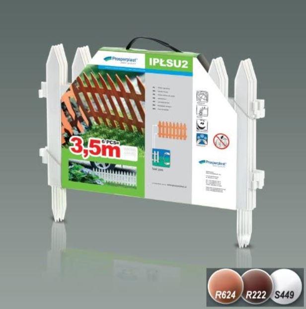 Садовий паркан Prosperplast Garden Classic braz Теракотовий (IPLSU2-R624) - фото 3 Садовий паркан Prosperplast Garden Classic braz Теракотовий (IPLSU2-R624) - фото 3