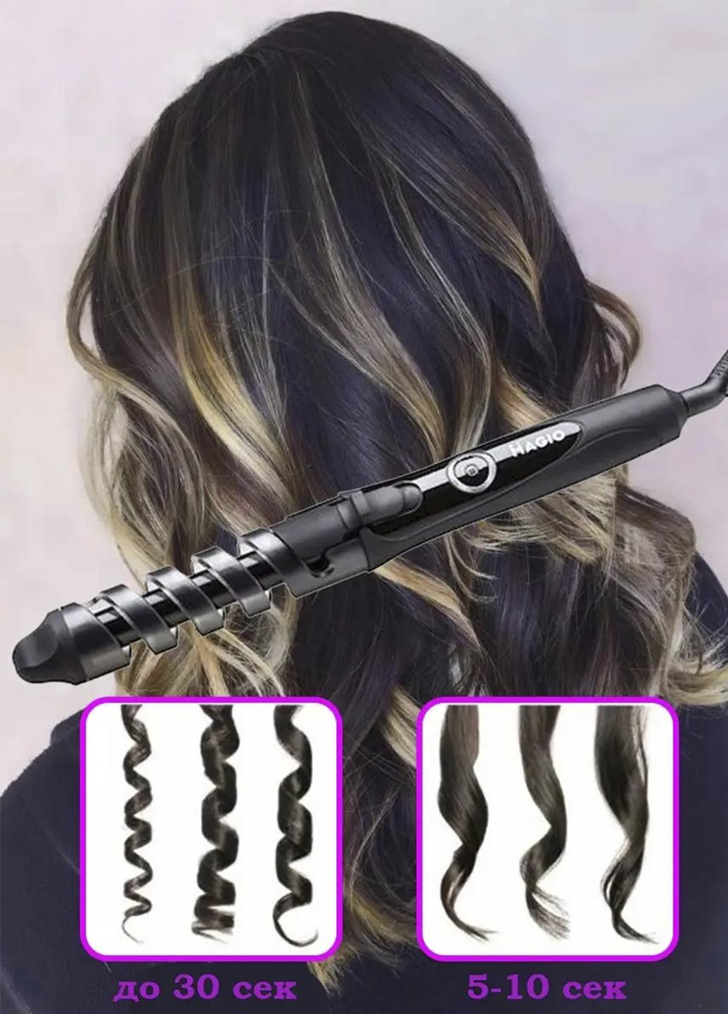 Щипці для завивки волосся Magics MG-701 з турмаліновим покриттям Чорний (М701ЕТ) - фото 3 Щипці для завивки волосся Magics MG-701 з турмаліновим покриттям Чорний (М701ЕТ) - фото 3