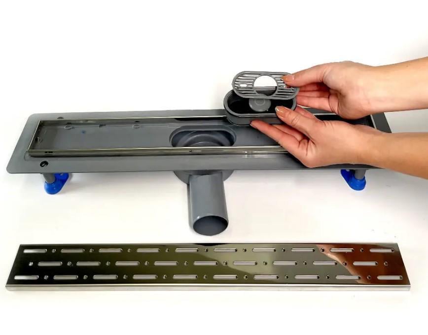 Душовий канал з решіткою MAXIFLOW Prime Legal Дощ 50 см (4024.0Y050K.050.1) - фото 5