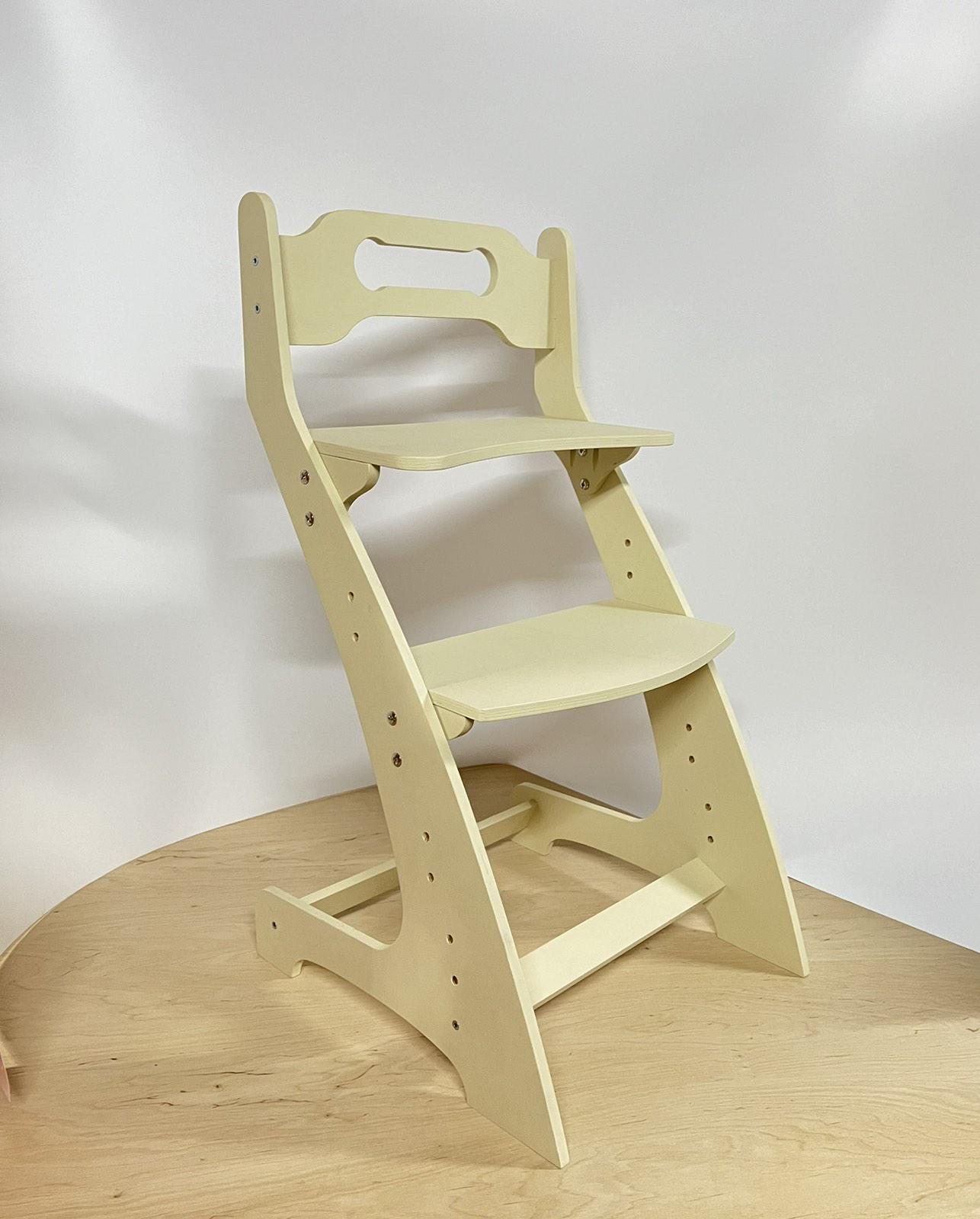 Детский растущий стул Mor&On Бежевый - фото 4