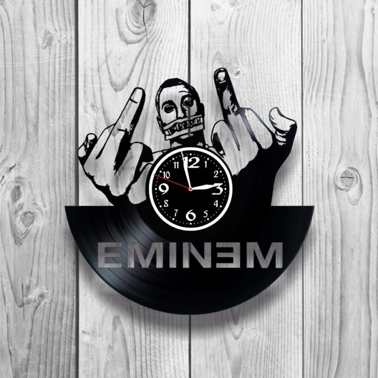 Часы настенные Eminem 0349 из виниловой пластинки