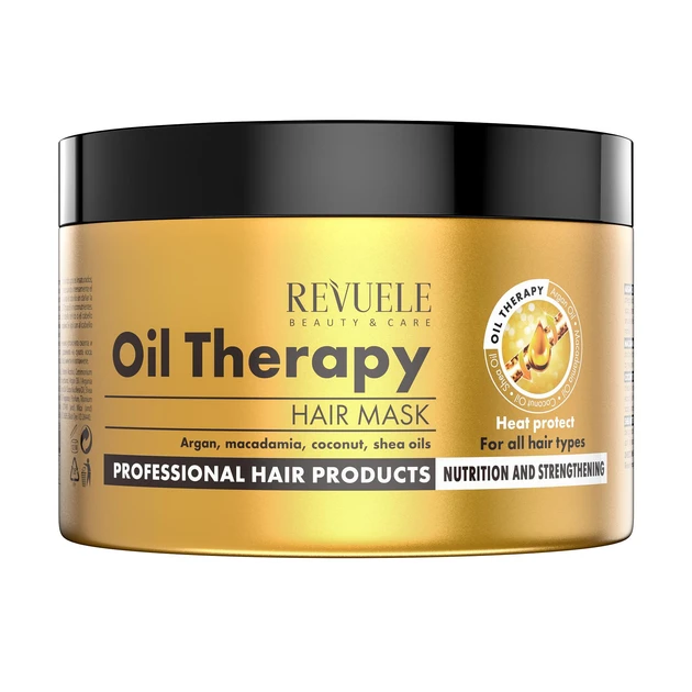 Маска для волос Revuele Oil Therapy с маслом арганы/макадамии/кокоса и ши 500 мл
