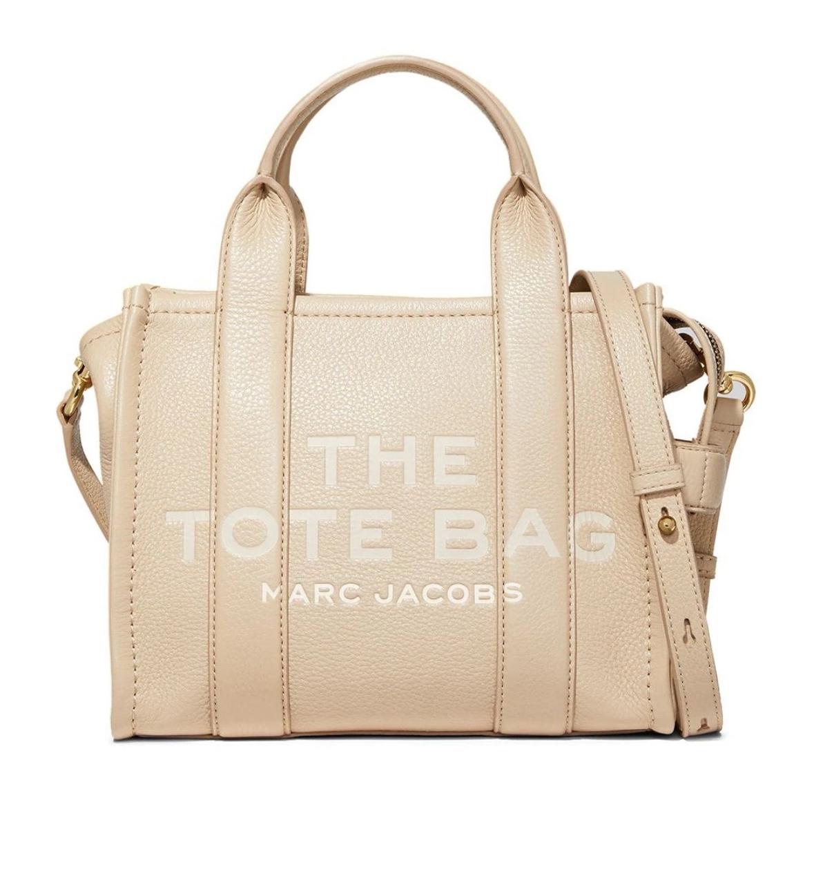 Сумка женская Marc Jacobs Leather Small Tote Bag Twine H009L01SP21-914 Бежевый (23330967)