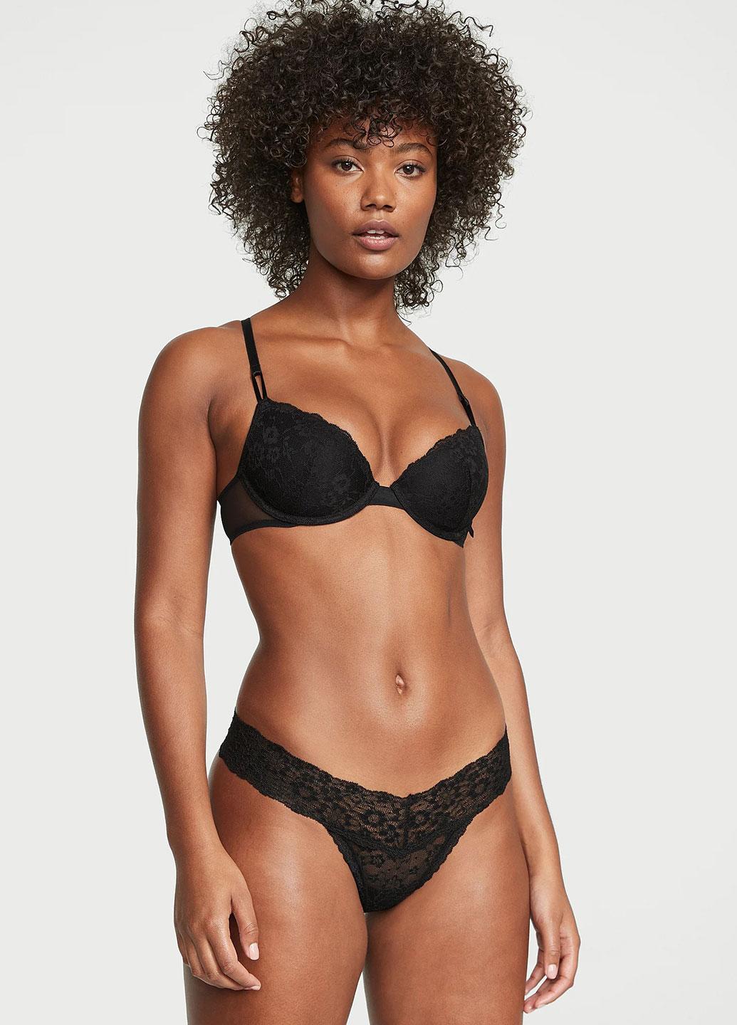 Трусики Victoria's Secret S Черный (356000389889QB4S)