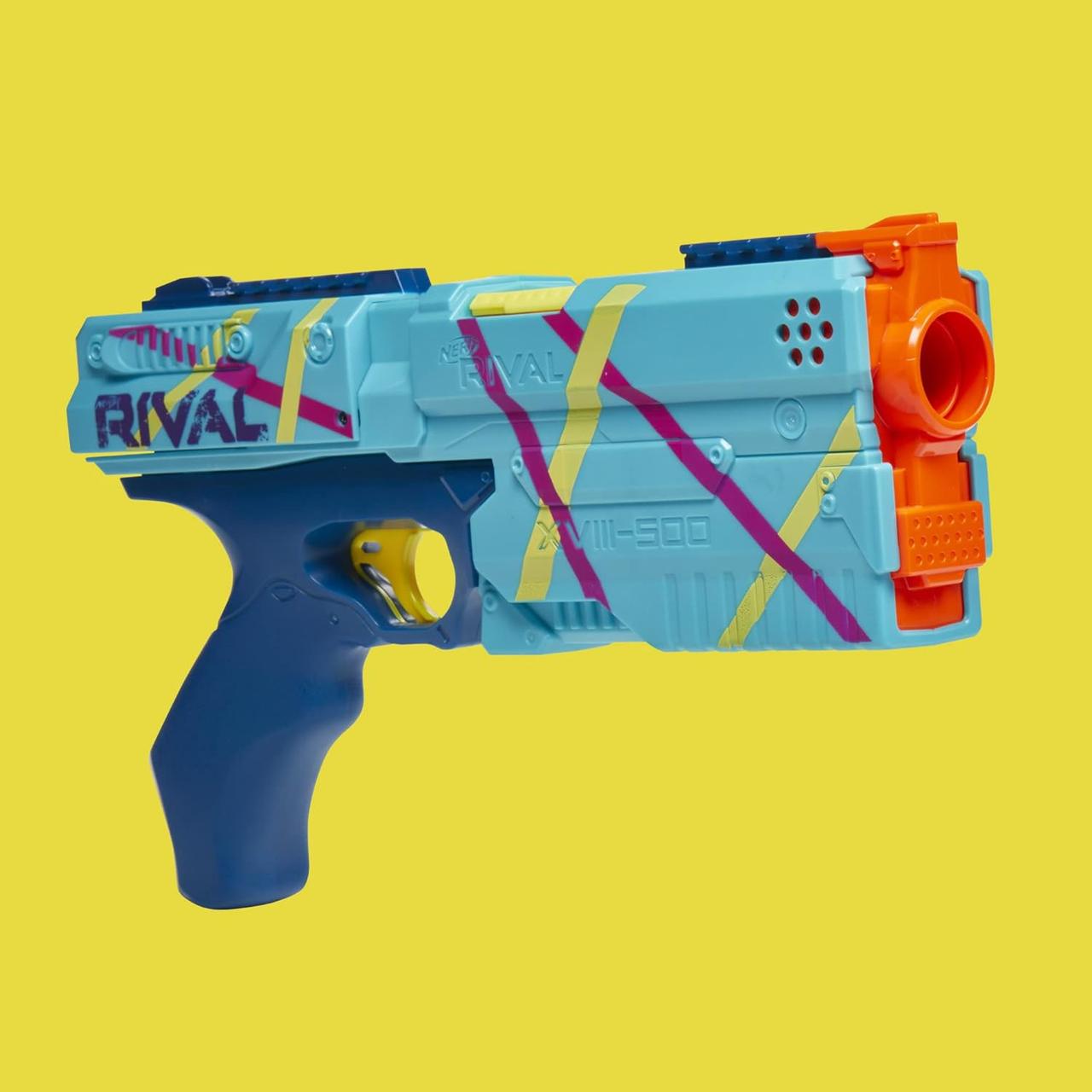 Бластер Nerf Соперник Кронос Nerf Rival Kronos Exclusive Бирюзовый - фото 3 Бластер Nerf Соперник Кронос Nerf Rival Kronos Exclusive Бирюзовый - фото 3