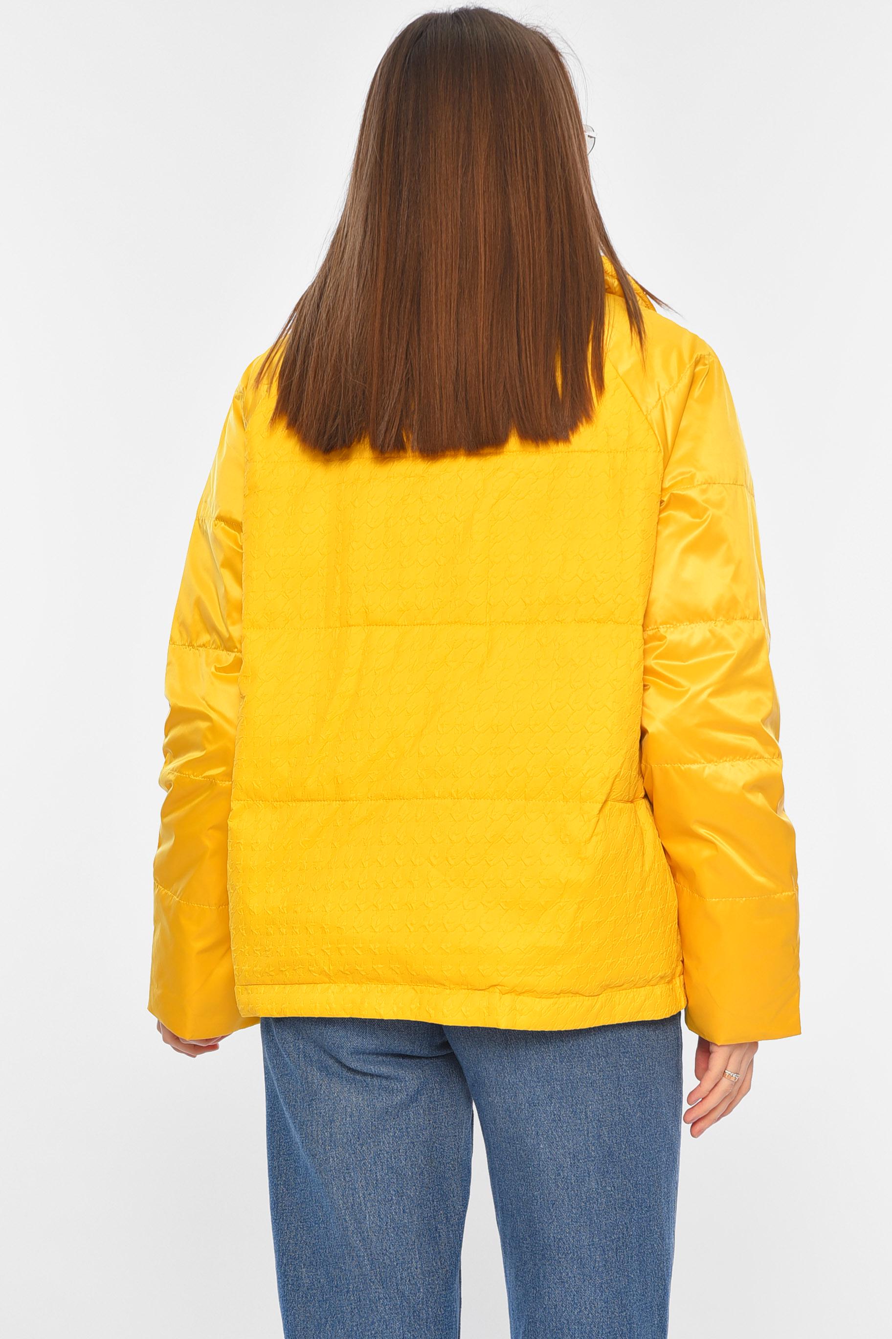 Куртка жіноча демісезонна L Жовтий (178115) - фото 3