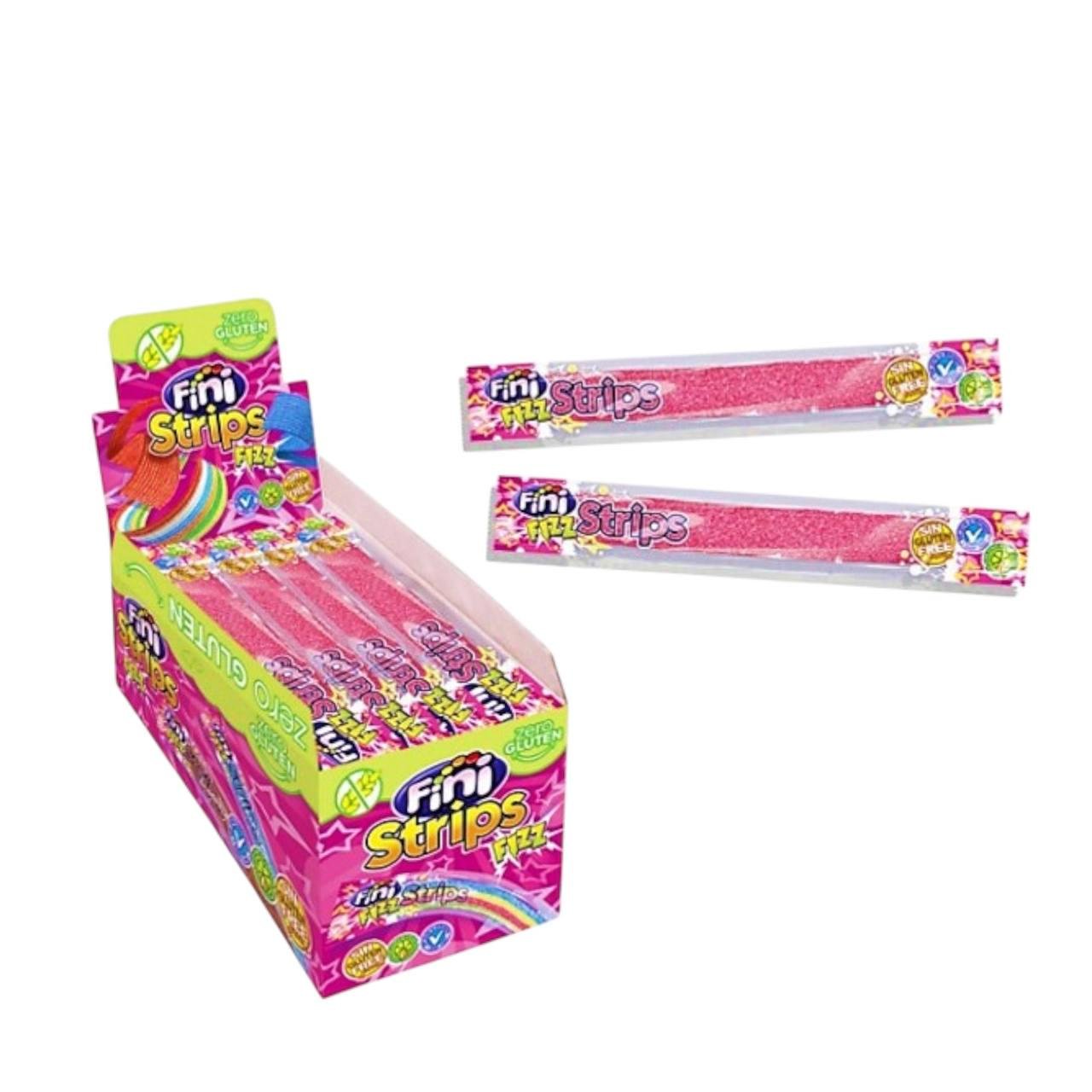 Мармеладные ленты FINI Fizz Strips со вкусом клубники 125 шт. (00000004518)