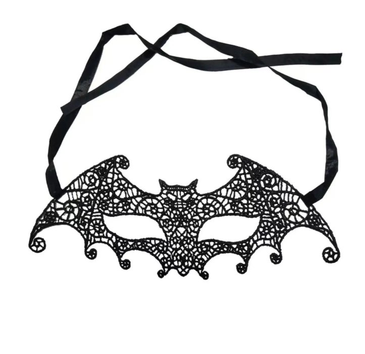 Маска для карнавала Летучая мышь One size Черный (125410/8)