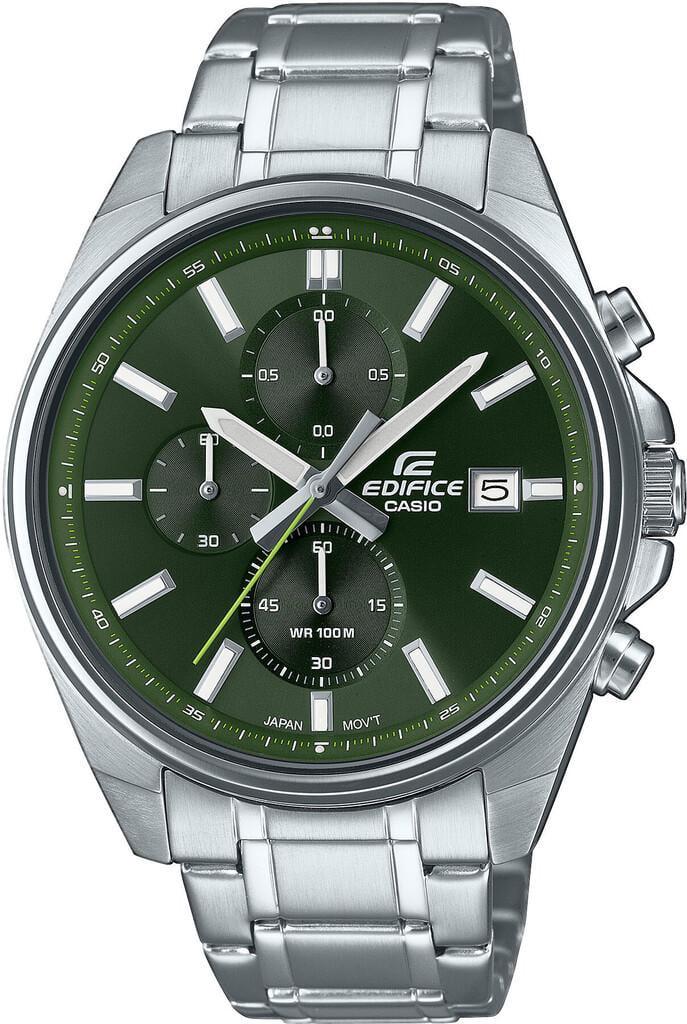 Наручные часы мужские Casio Edifice EFV-610D-3CVUEF со стальным корпусом/водозащитой 100 м Зеленый (3100234280) Наручные часы мужские Casio Edifice EFV-610D-3CVUEF со стальным корпусом/водозащитой 100 м Зеленый (3100234280)