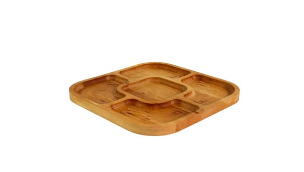 Менажница Brizoll MEN2-25 QUADRO 25 см 5 секций - фото 1 Менажница Brizoll MEN2-25 QUADRO 25 см 5 секций - фото 1