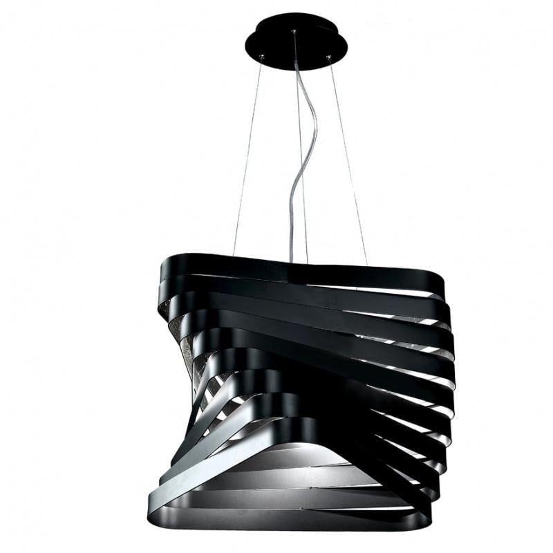 Люстра для спальни подвесная современная лофт Brille BL-107S/1 E27 Black