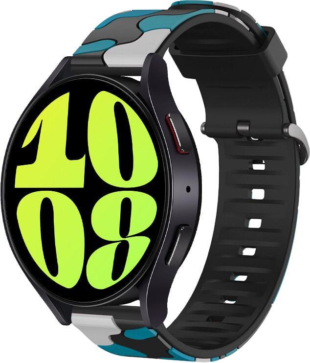 Ремінець Tactic Camouflage для Galaxy Watch 6 40 мм Blue (37586-28)