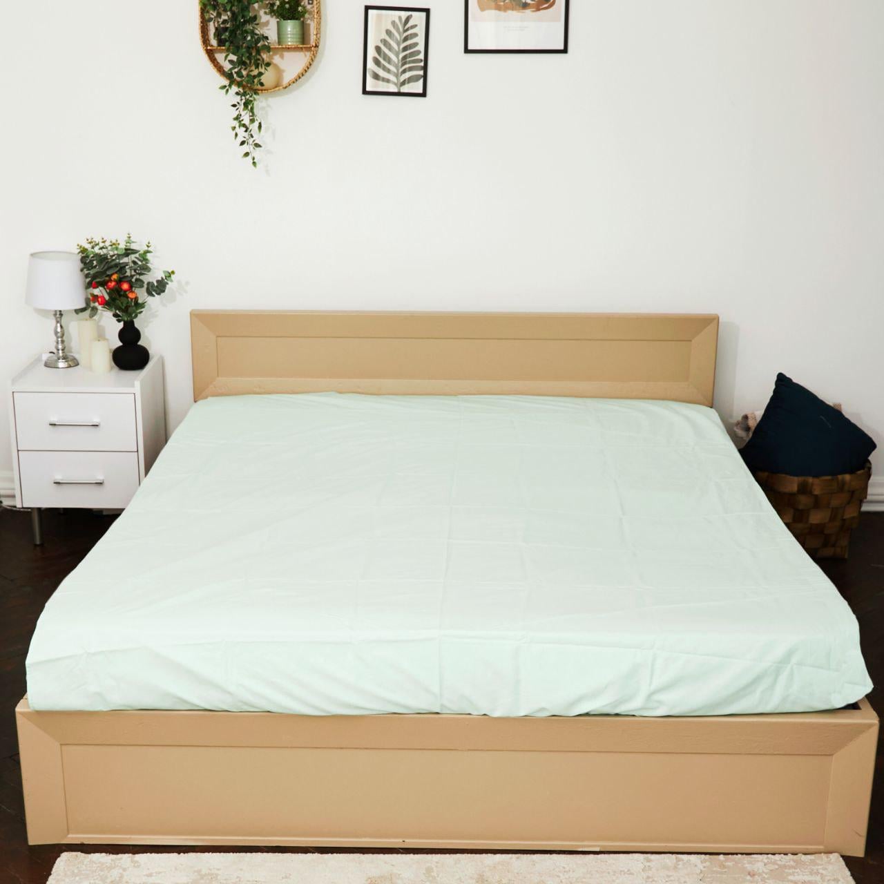 Простынь PaniPava поплин 235х260 см Mint Light (1502201139)