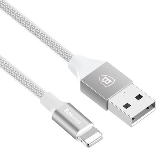 Кабель Lightning Baseus Yashine для iPhone 1 м Сріблястий