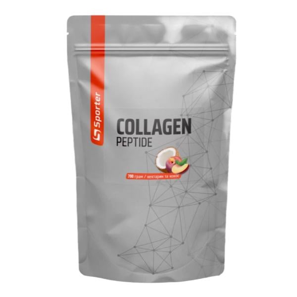 Хондропротектор для спорту Sporter Collagen Peptide 700 г 140 порцій Нектарин-Кокос (000027358)