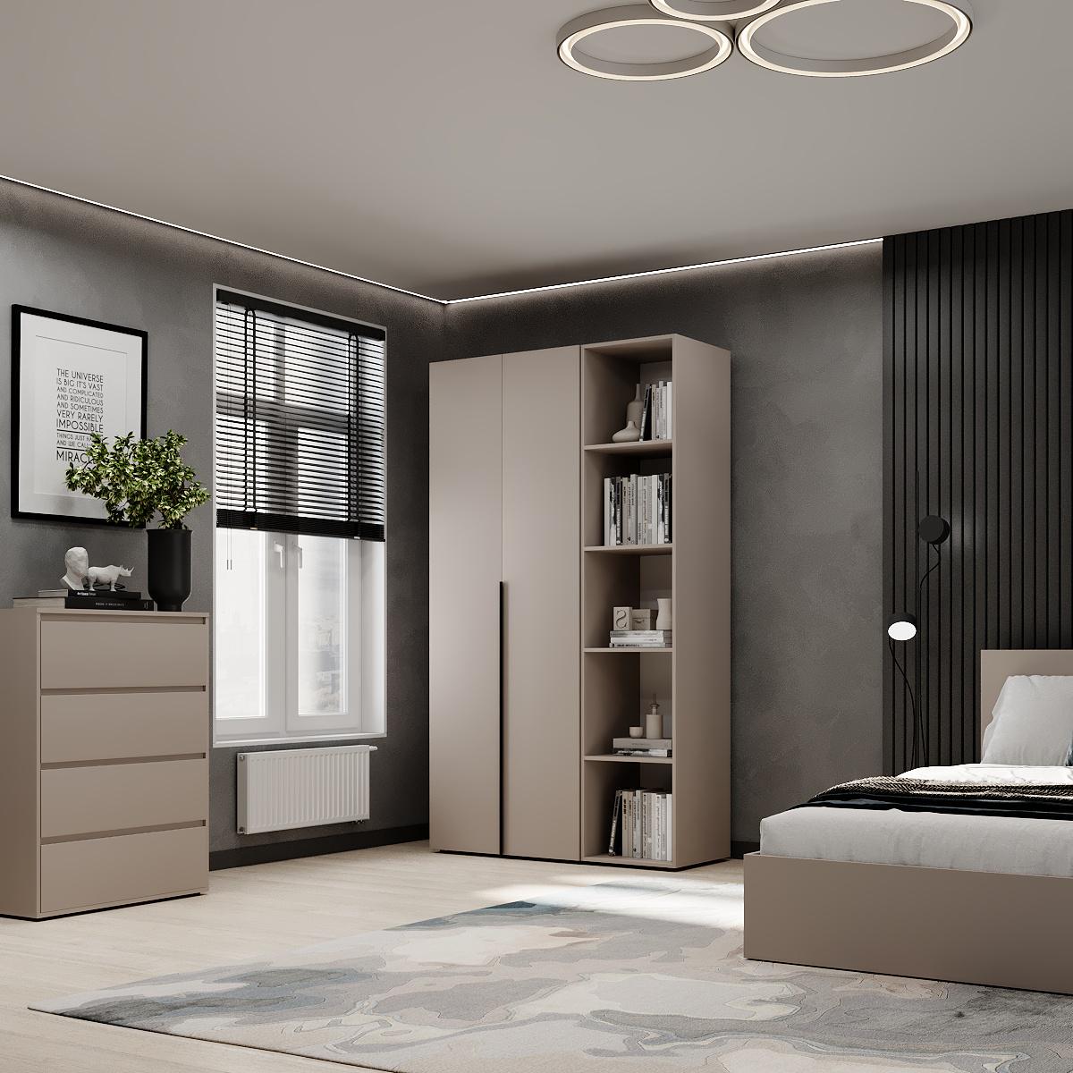 Шкаф распашной комбинированный ART IN HEAD №11 Light 1200x500x2200 мм Кашемир (GALTK01114000000) - фото 3 Шкаф распашной комбинированный ART IN HEAD №11 Light 1200x500x2200 мм Кашемир (GALTK01114000000) - фото 3