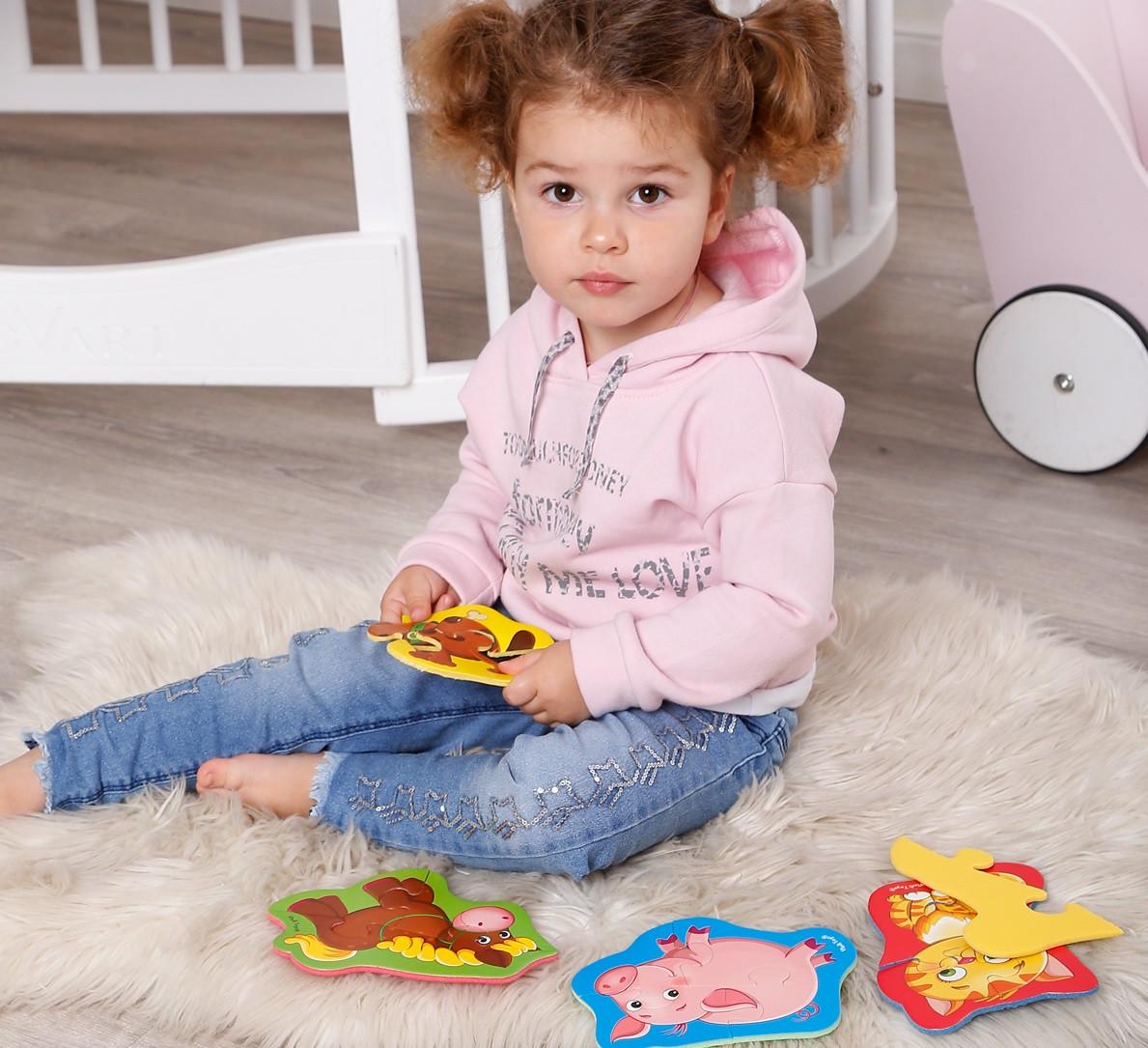 Пазли бебі Vladi Toys Малюшки. Ферма 4 шт. українською (VT1106-87)! - фото 4 Пазли бебі Vladi Toys Малюшки. Ферма 4 шт. українською (VT1106-87)! - фото 4