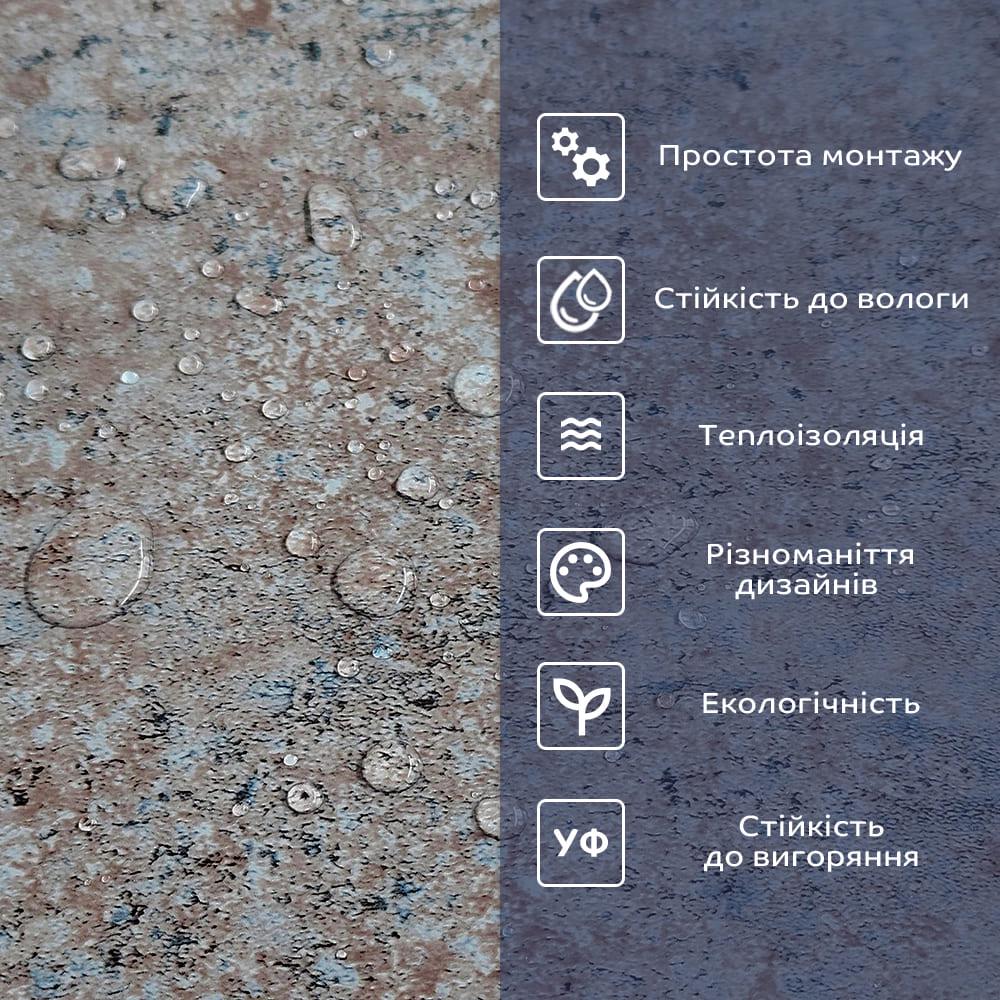 Плитка самоклеящаяся виниловая SW-00001308 600х300х1,5 мм Глянец (СВП-113) - фото 4