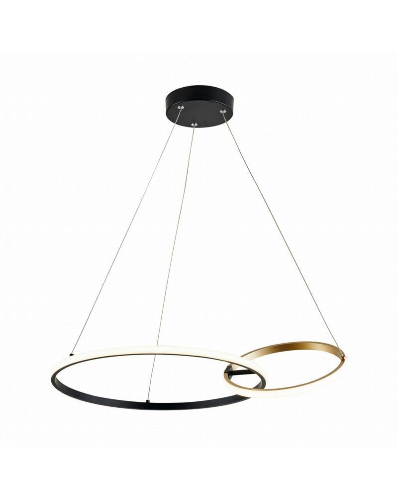 Люстра Zuma Line 20002P-GD Rando Led 2x36W 3000K/4000K/6000K 2000Lm IP20 (19258412)
