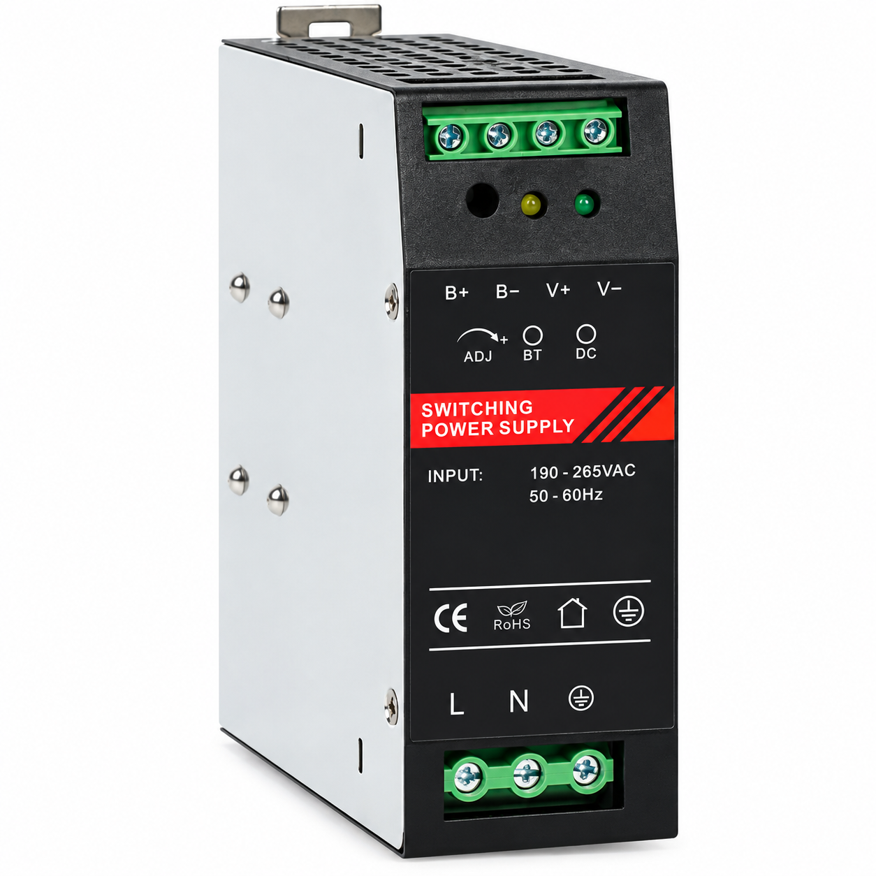 Блок питания DR48120-01B 48V 2,5А 140 Вт установка на DIN-рейку 250mA Black (38124983)