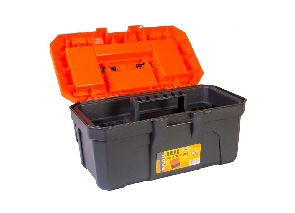 Скриня для інструментів з пластиковими замками 16" 410х230х205 мм - фото 4