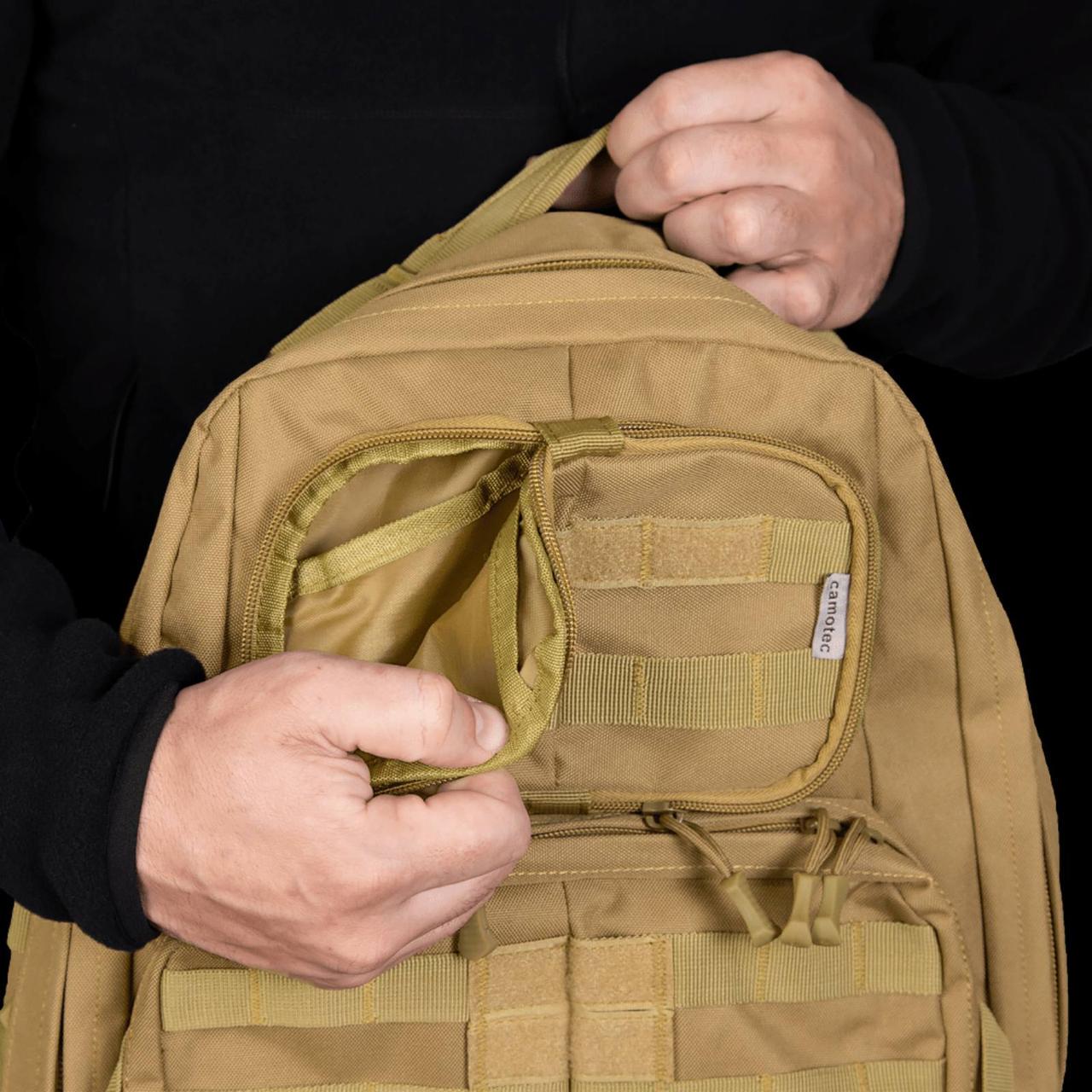 Рюкзак військовий CamoTec DASH Coyote (00061) - фото 6 Рюкзак військовий CamoTec DASH Coyote (00061) - фото 6