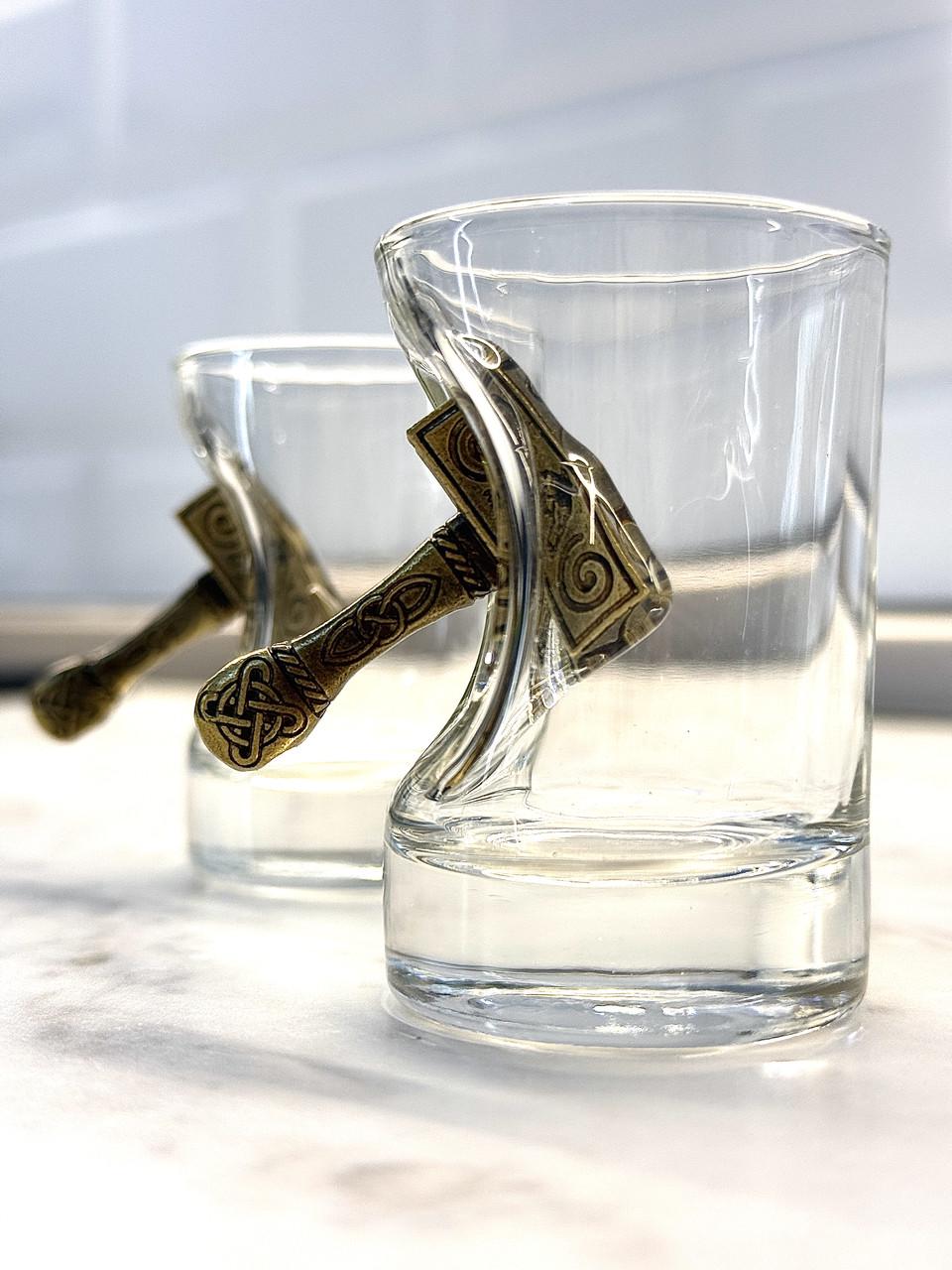 Набір Gorillas BBQ Кум Молот графін і 2 чарки (GL8) - фото 4