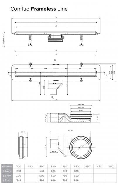 Дренажный канал душа Pestan Confluo Primo Compact Line 750 мм Черный - фото 14 Дренажный канал душа Pestan Confluo Primo Compact Line 750 мм Черный - фото 14