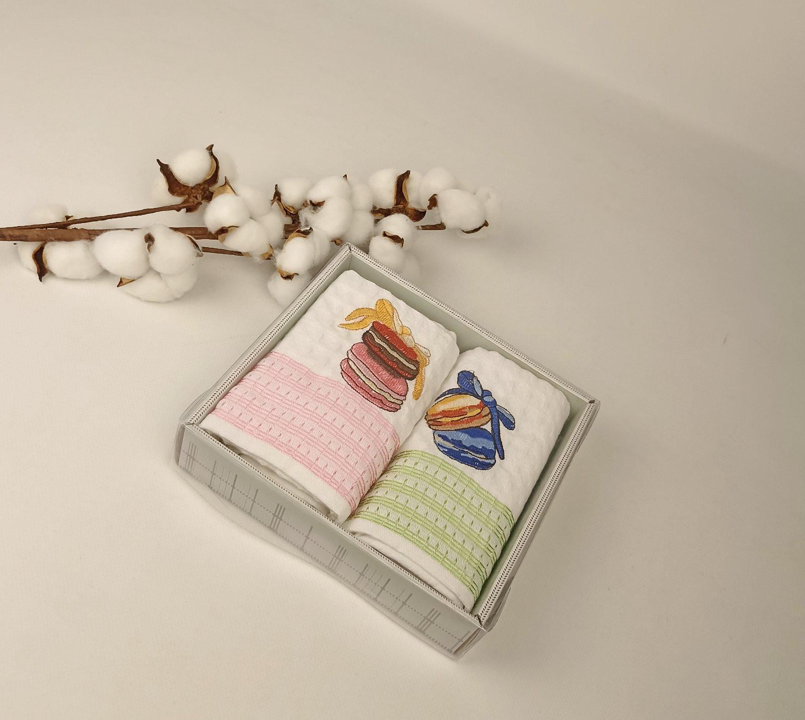 Набор вафельных полотенец Meteor Simona Macaroon 1 2 шт. (CN37665)