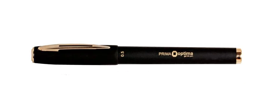 Ручка гелева Optima Prima 0,5 мм Чорний (O15638-01)