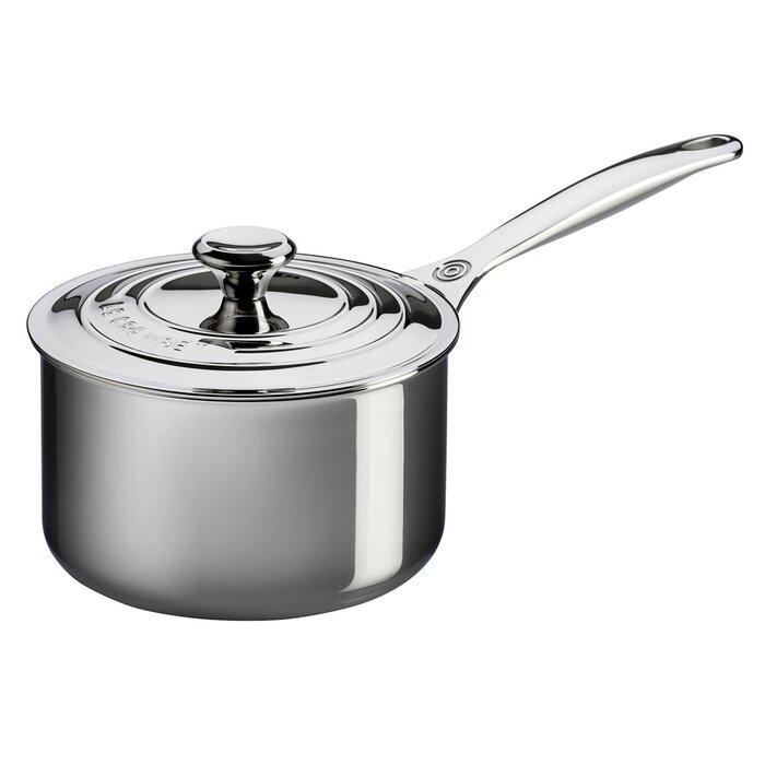 Ковш с крышкой Le Creuset 3Ply Plus 18 см