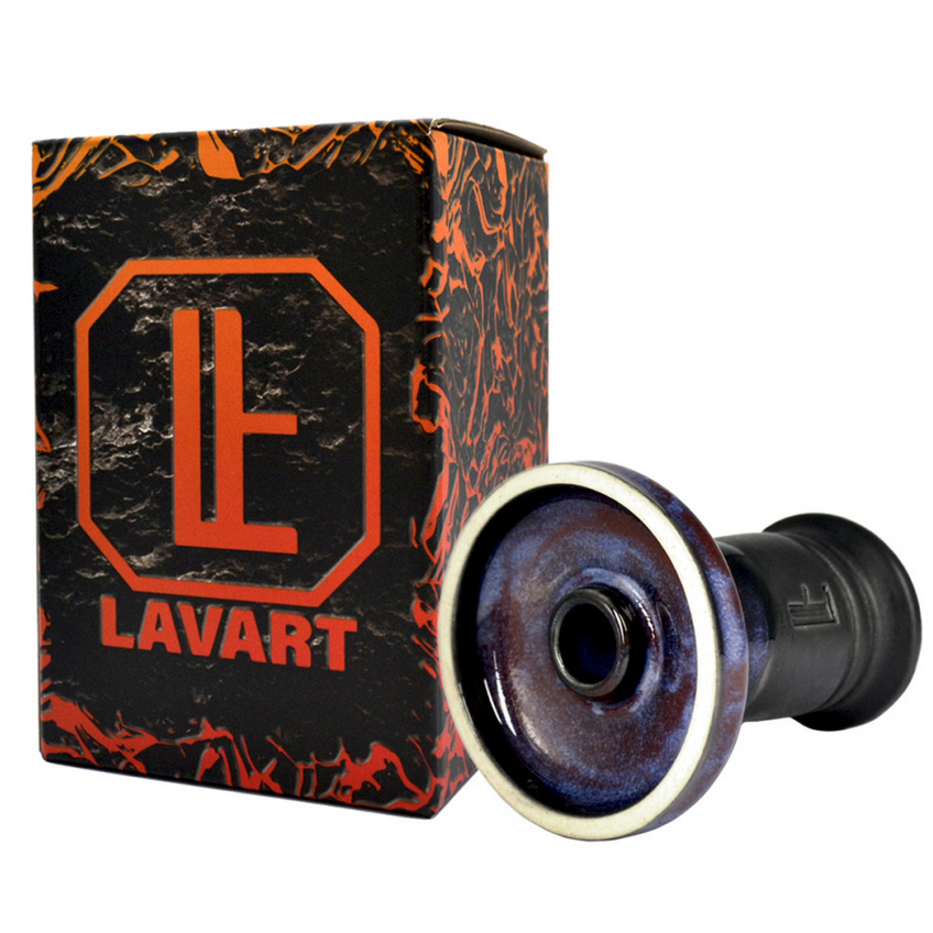 Чаша для кальяна глиняная LAVART Фаннел Aurora Indigo (31578019)